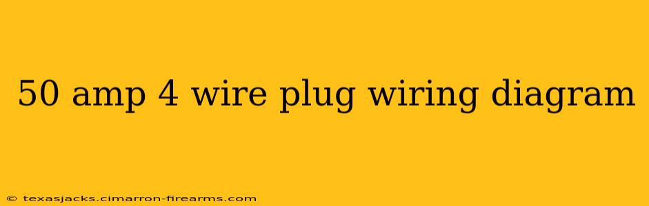 50 amp 4 wire plug wiring diagram