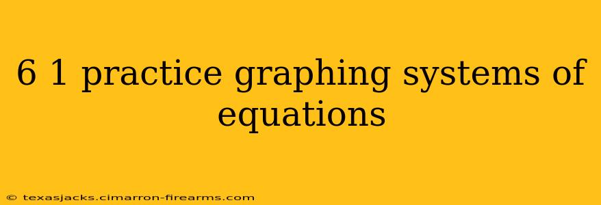 6 1 practice graphing systems of equations