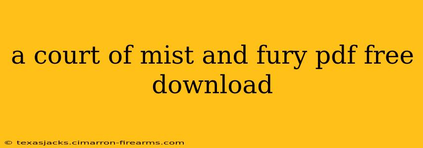 a court of mist and fury pdf free download