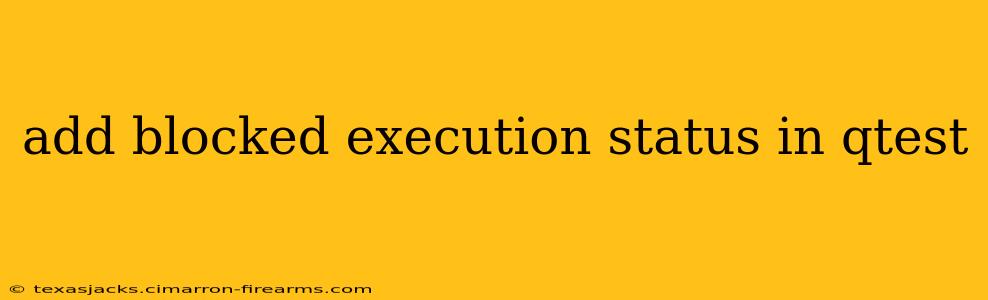 add blocked execution status in qtest