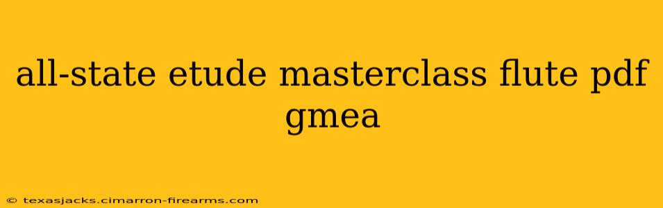 all-state etude masterclass flute pdf gmea