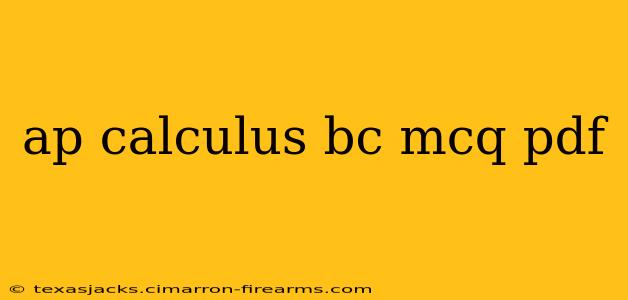 ap calculus bc mcq pdf