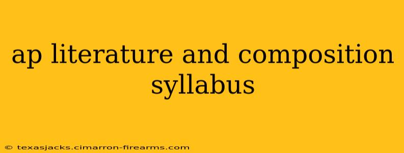 ap literature and composition syllabus