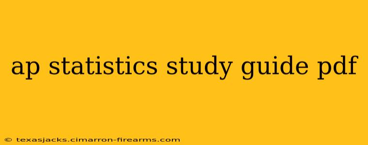 ap statistics study guide pdf