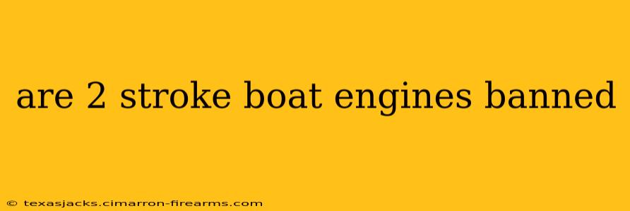 are 2 stroke boat engines banned