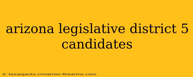 arizona legislative district 5 candidates