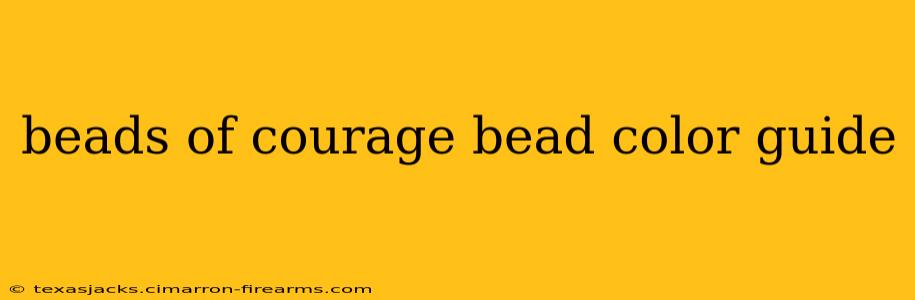 beads of courage bead color guide