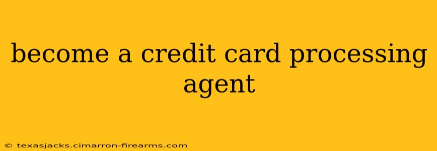 become a credit card processing agent