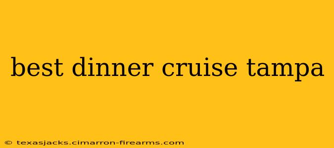 best dinner cruise tampa