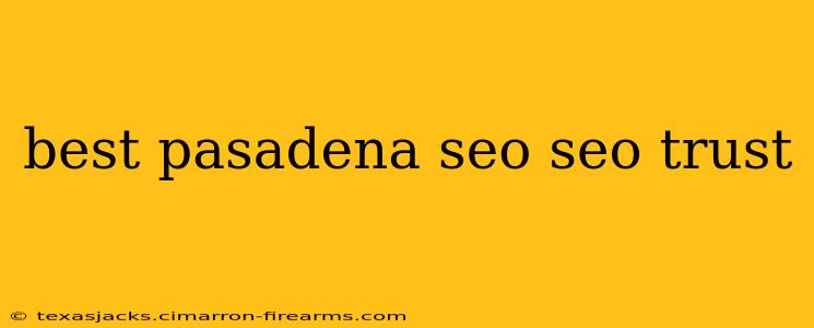 best pasadena seo seo trust