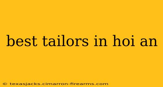 best tailors in hoi an