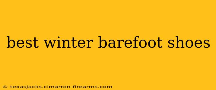 best winter barefoot shoes