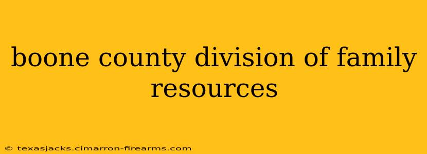 boone county division of family resources