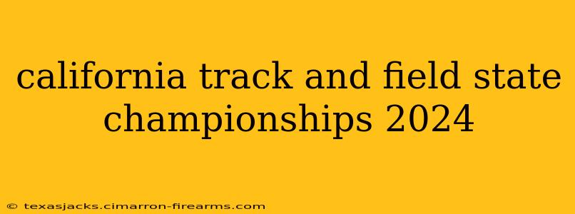 california track and field state championships 2024