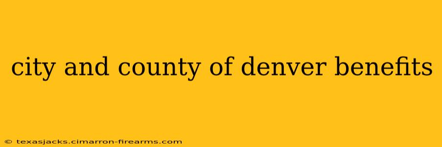 city and county of denver benefits