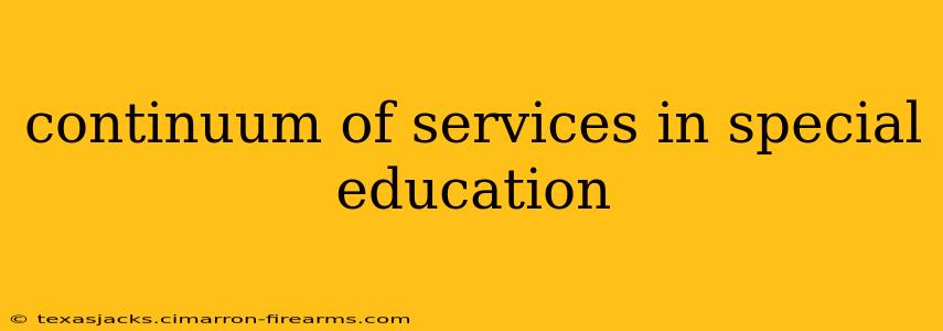 continuum of services in special education