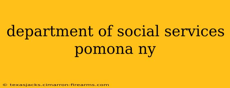 department of social services pomona ny