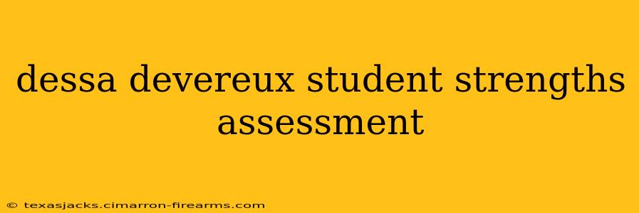 dessa devereux student strengths assessment