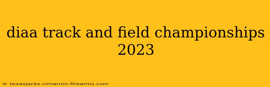 diaa track and field championships 2023