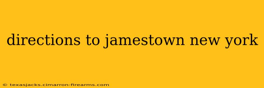 directions to jamestown new york