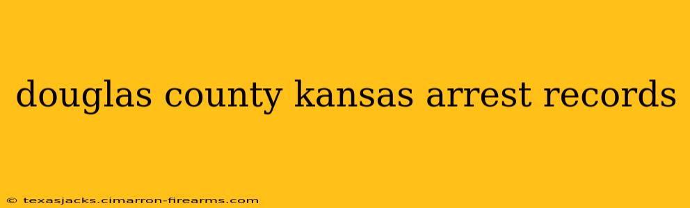 douglas county kansas arrest records