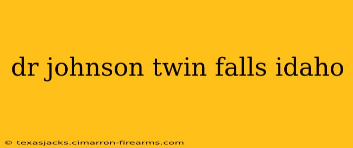 dr johnson twin falls idaho