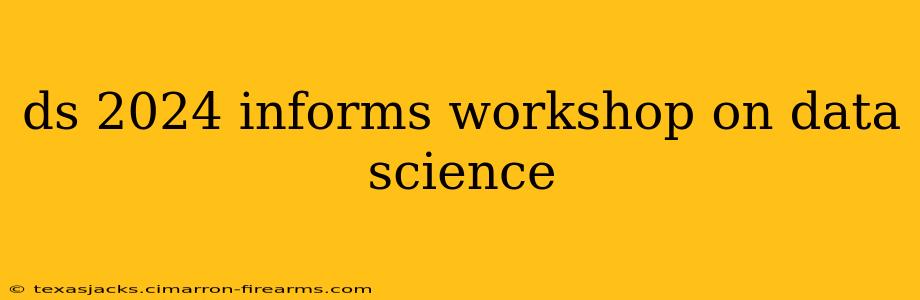 ds 2024 informs workshop on data science