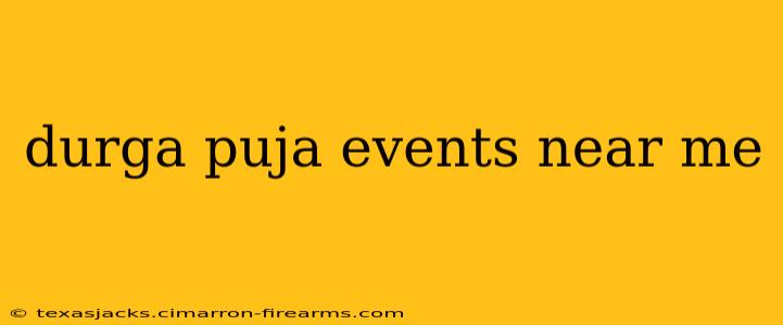 durga puja events near me