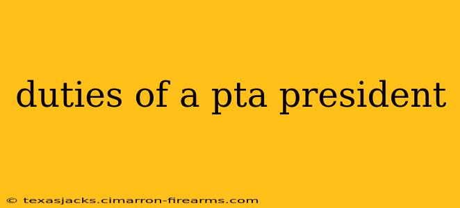 duties of a pta president