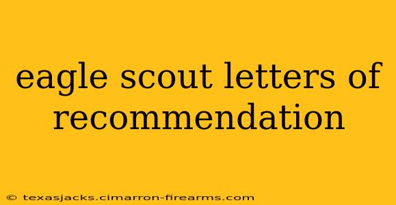 eagle scout letters of recommendation