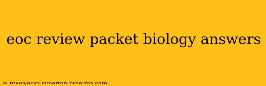 eoc review packet biology answers