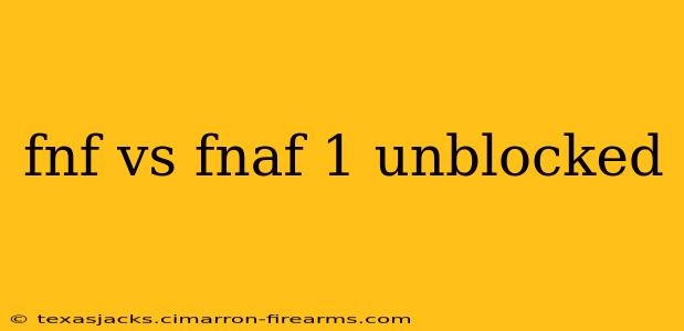 fnf vs fnaf 1 unblocked