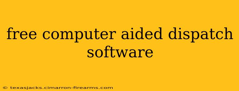 free computer aided dispatch software