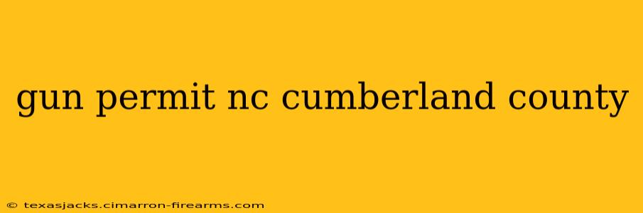 Gun Permit Nc Cumberland County