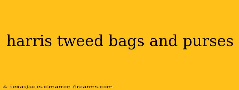 harris tweed bags and purses