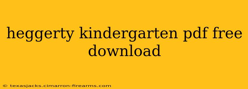 heggerty kindergarten pdf free download