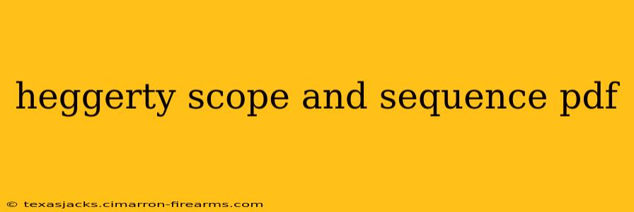 heggerty scope and sequence pdf