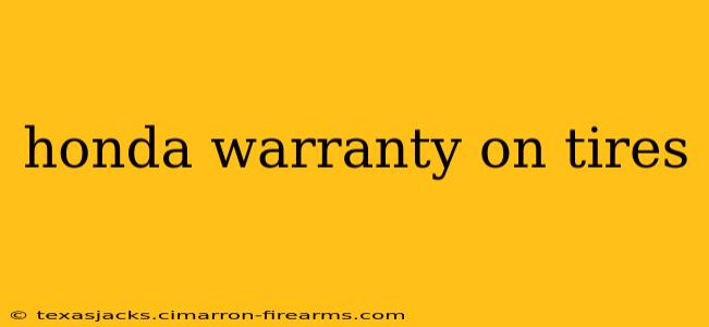 honda warranty on tires