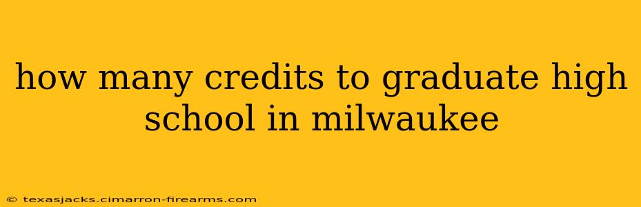 how many credits to graduate high school in milwaukee