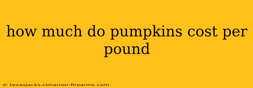 how much do pumpkins cost per pound