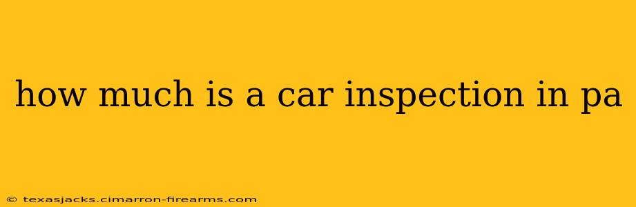 how much is a car inspection in pa