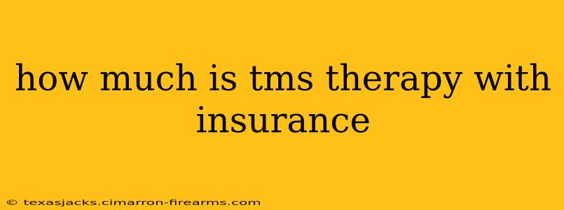 how much is tms therapy with insurance