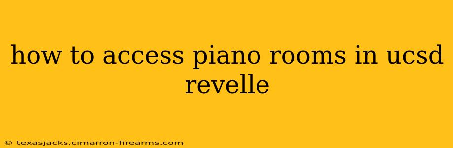 how to access piano rooms in ucsd revelle