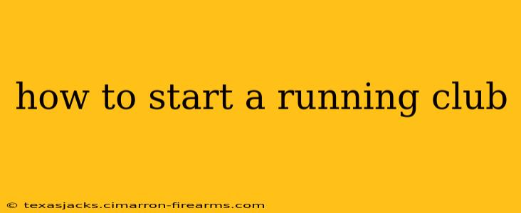 how to start a running club