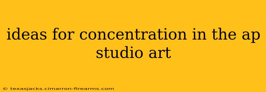 ideas for concentration in the ap studio art