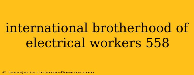 international brotherhood of electrical workers 558