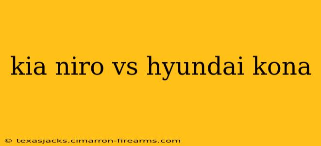 kia niro vs hyundai kona