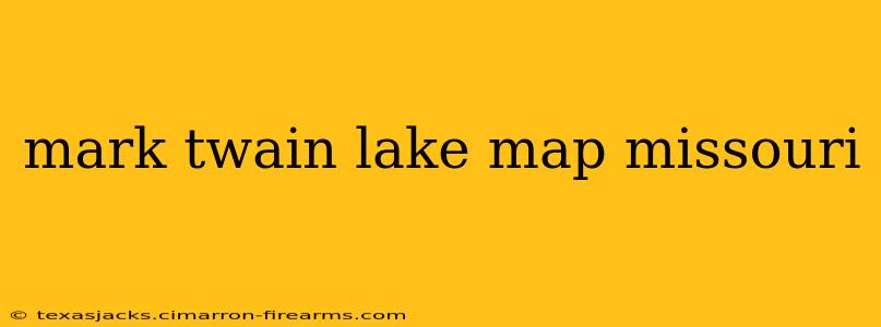 mark twain lake map missouri