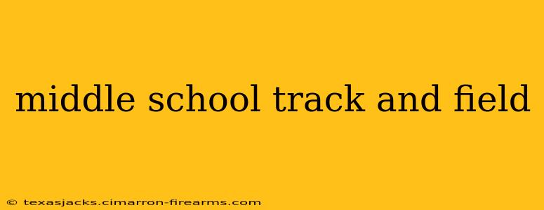 middle school track and field