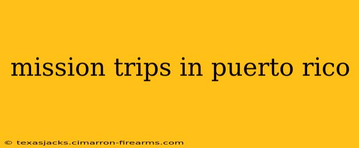 mission trips in puerto rico